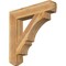 Ekena Millwork Balboa Craftsman Rough Sawn Bracket, Western Red Cedar, 6"W x 34"D x 34"H BKT06X34X34BOA04RWR - alternate 1